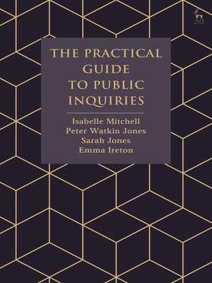 cover image of The Practical Guide to Public Inquiries
